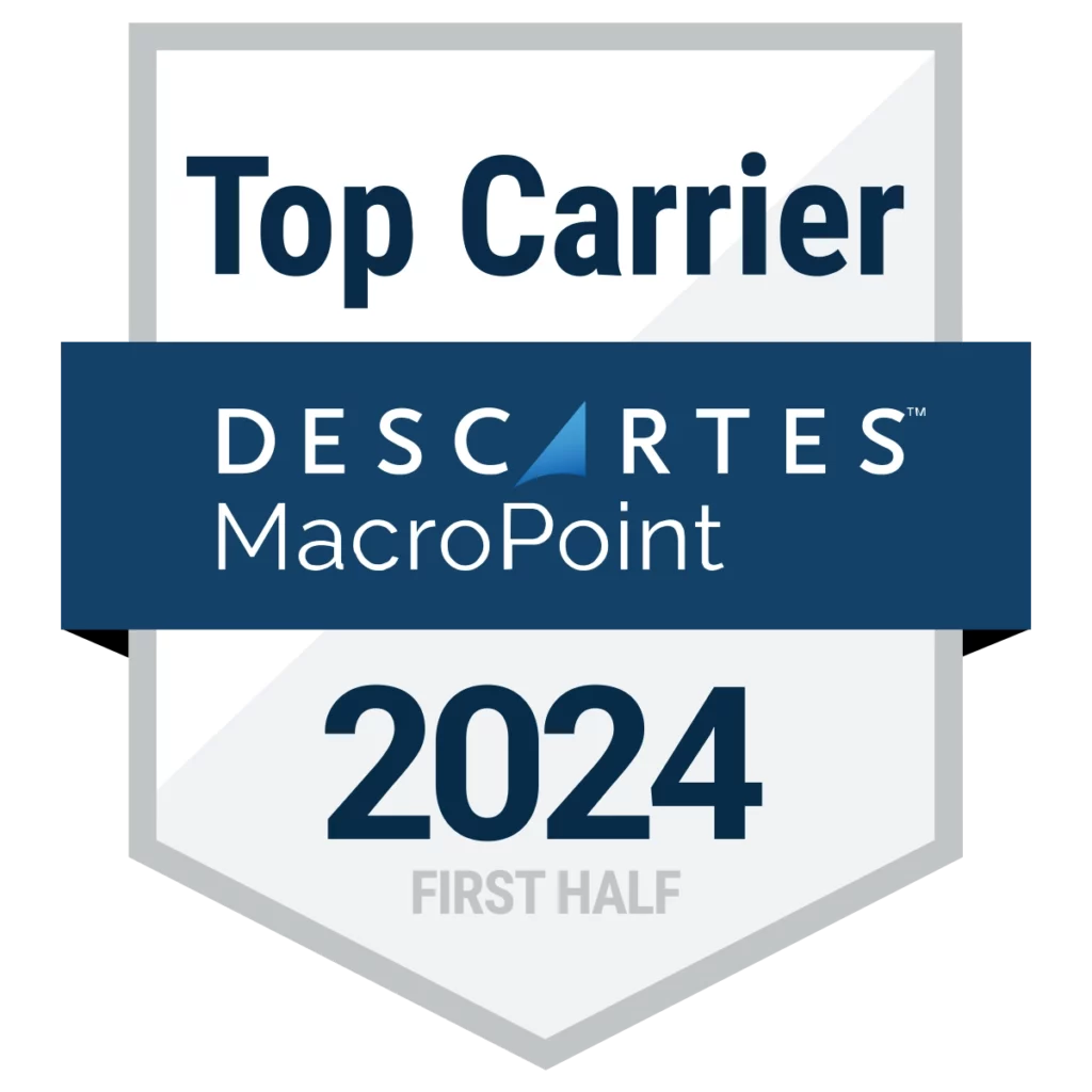 descartes marcropoint top carrier aware for the 2024 first half badge